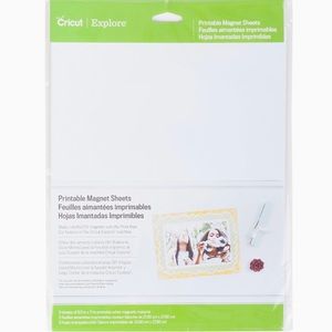 Cricut PRINTABLE magnet sheet (3 letter size sheets)